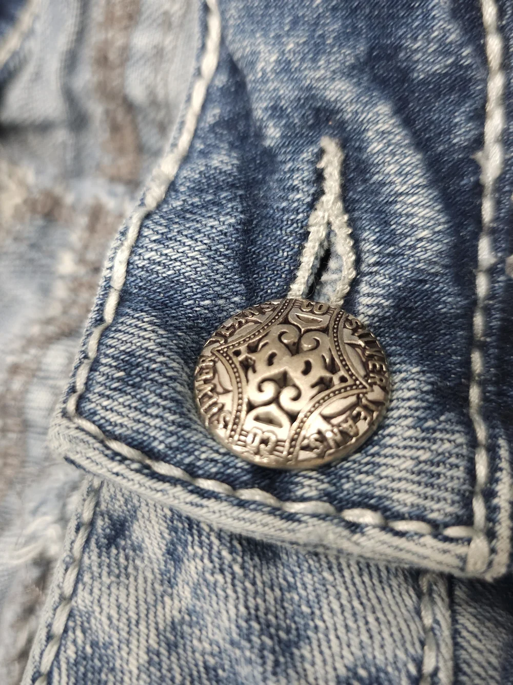 Silver Jeans bottom denim